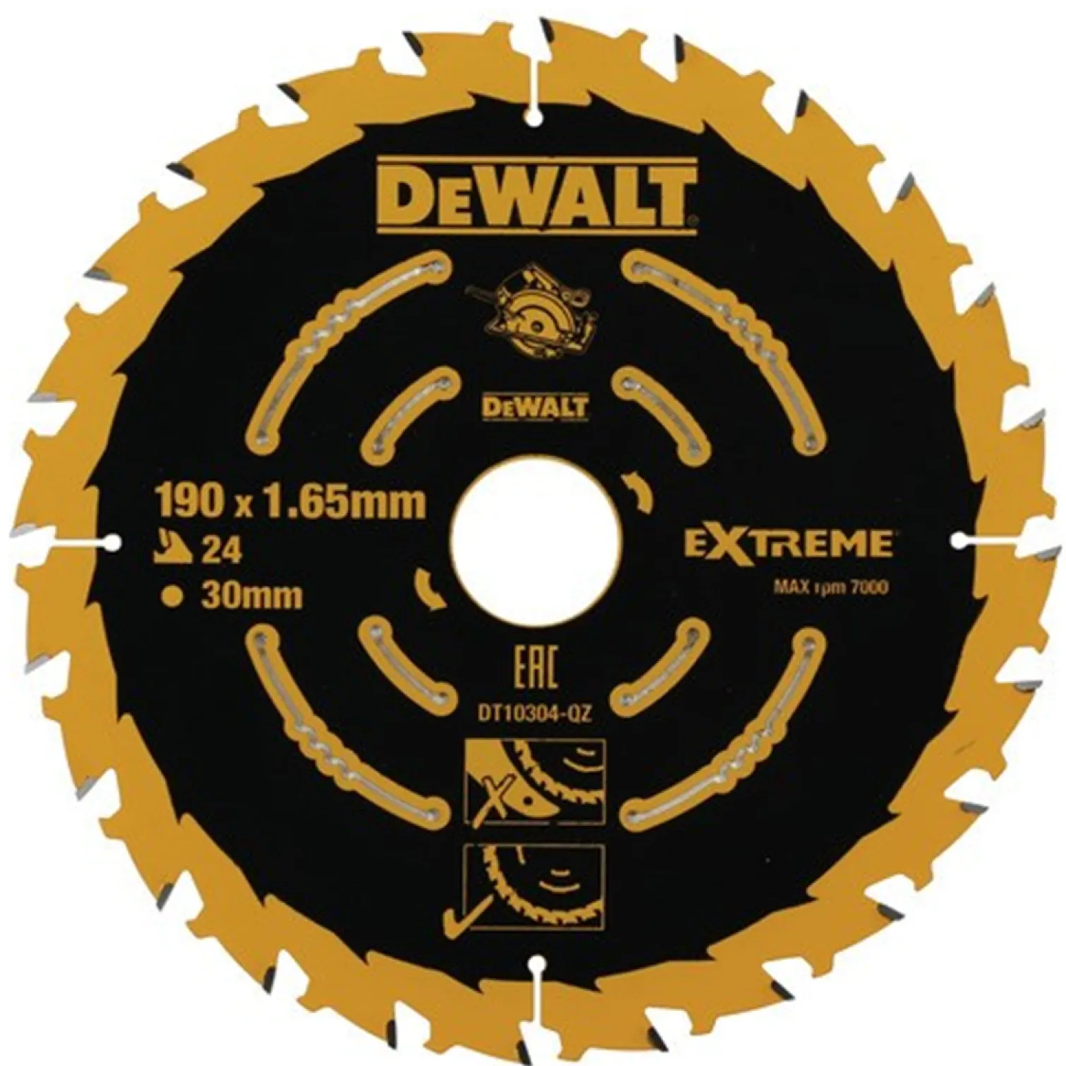 Tarcza pilarska Extreme 190x30mm DeWalt DT10304