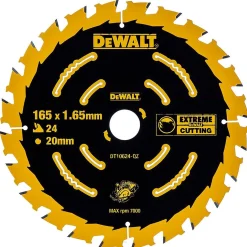 Tarcza pilarska 165x20mm DeWalt EXTREME