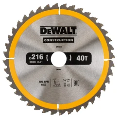 Tarcza pilarska 216x30mm 40T DeWalt DT1953-QZ