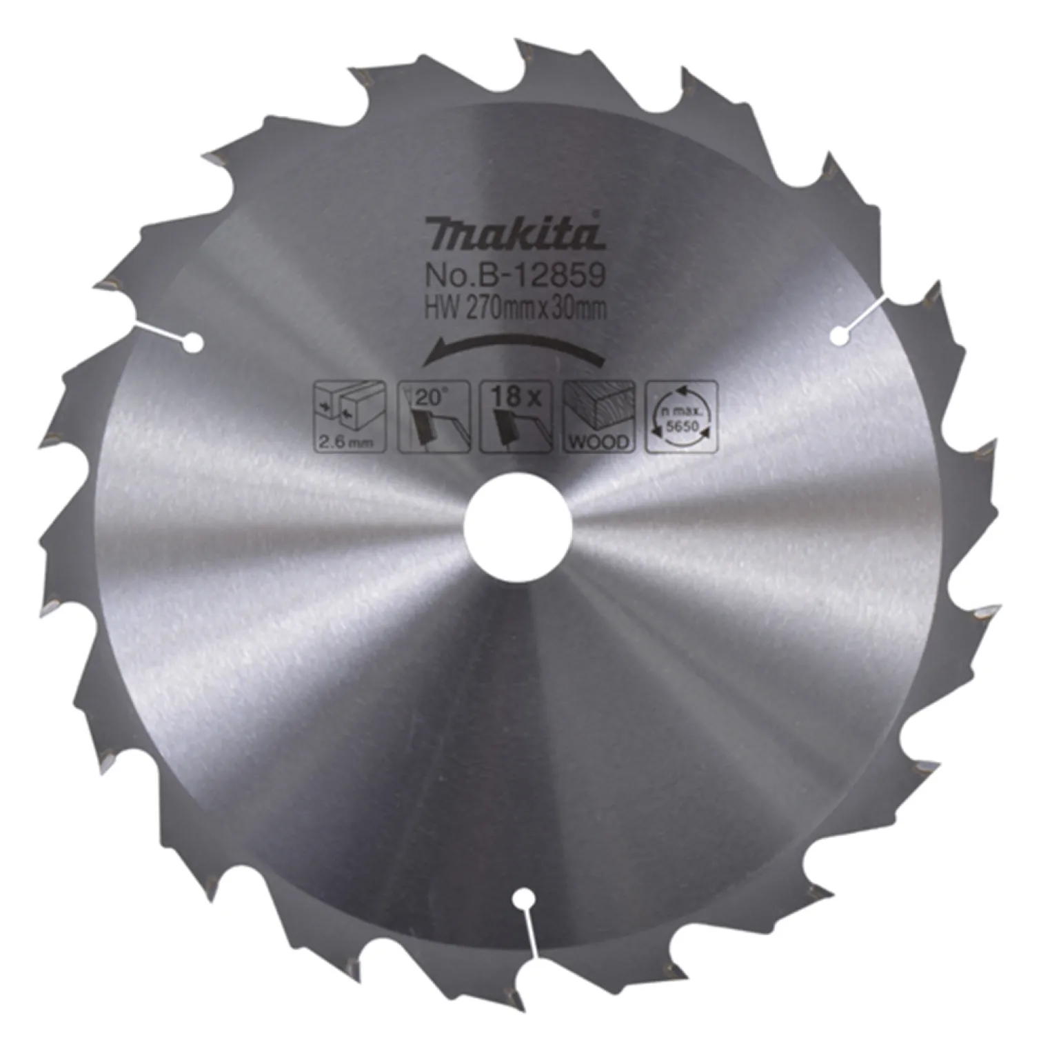 Tarcza tnąca do drewna 270 mm Makita B-12859