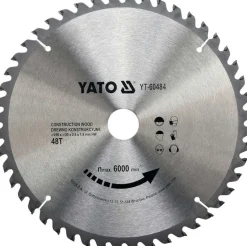 Tarcza widiowa do drewna 250x30mm Yato YT-60484