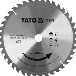 Tarcza widiowa do drewna 315x30mm Yato YT-60791