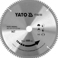 Tarcza widiowa do drewna 305x30mm Yato YT-60785