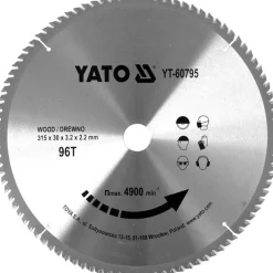 Tarcza widiowa do drewna 315x30mm Yato YT-60795