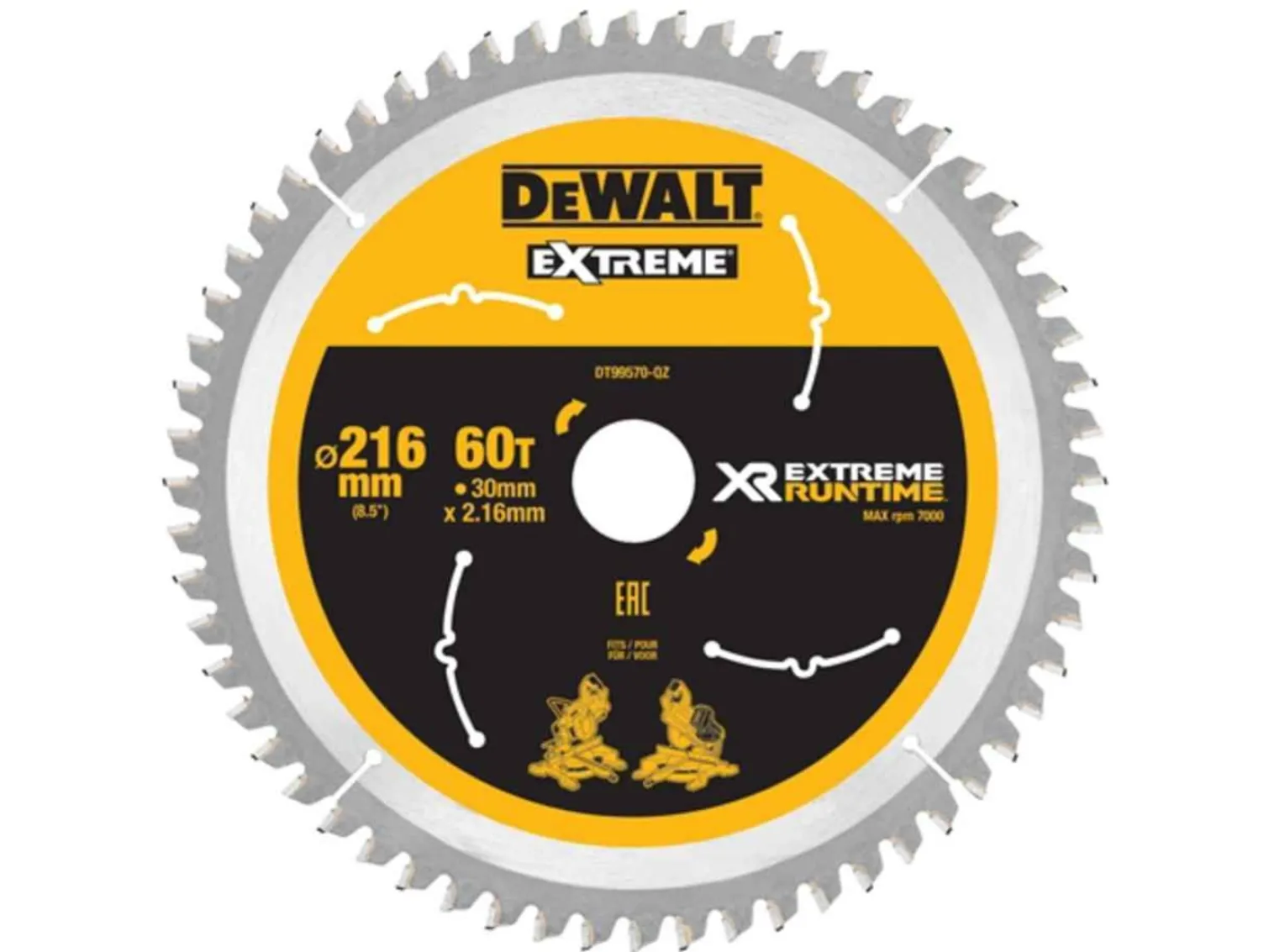 Tarcza 216x30mm DeWalt DT99570-QZ