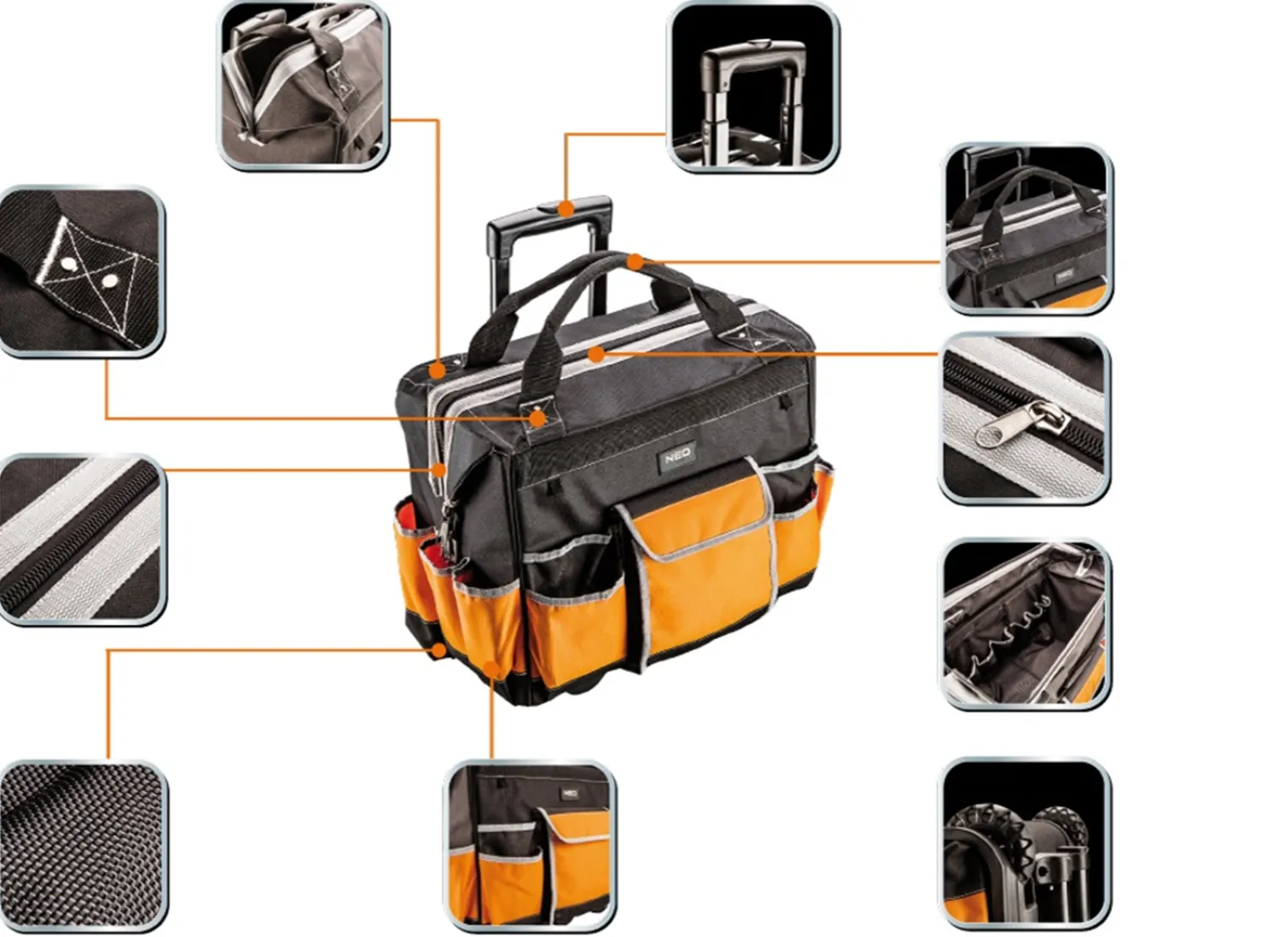 Torba monterska na kołach Neo 84-302