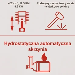 Traktorek ogrodowy Scheppach TMR452-98H RD