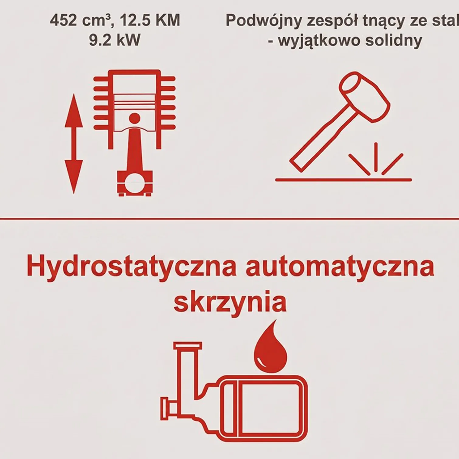 Traktorek ogrodowy Scheppach TMR452-98H RD