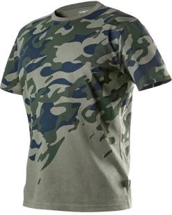 T-shirt roboczy z nadrukiem Neo CAMO 81-613-XL