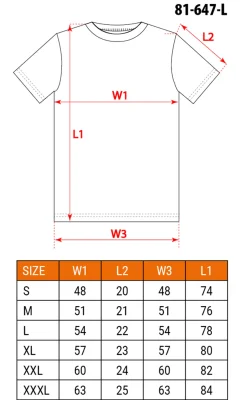 T-shirt zielony, rozmiar L Neo 81-647-L