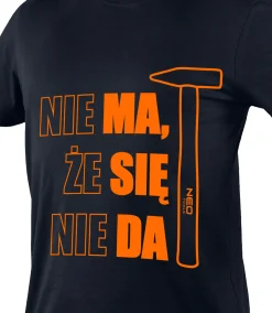 T-shirt z nadrukiem, MA SIĘ DA, rozmiar XL Neo 81-642-XL
