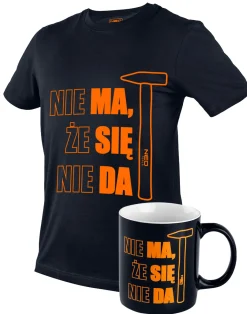 T-shirt z nadrukiem, MA SIĘ DA, rozmiar XL Neo 81-642-XL