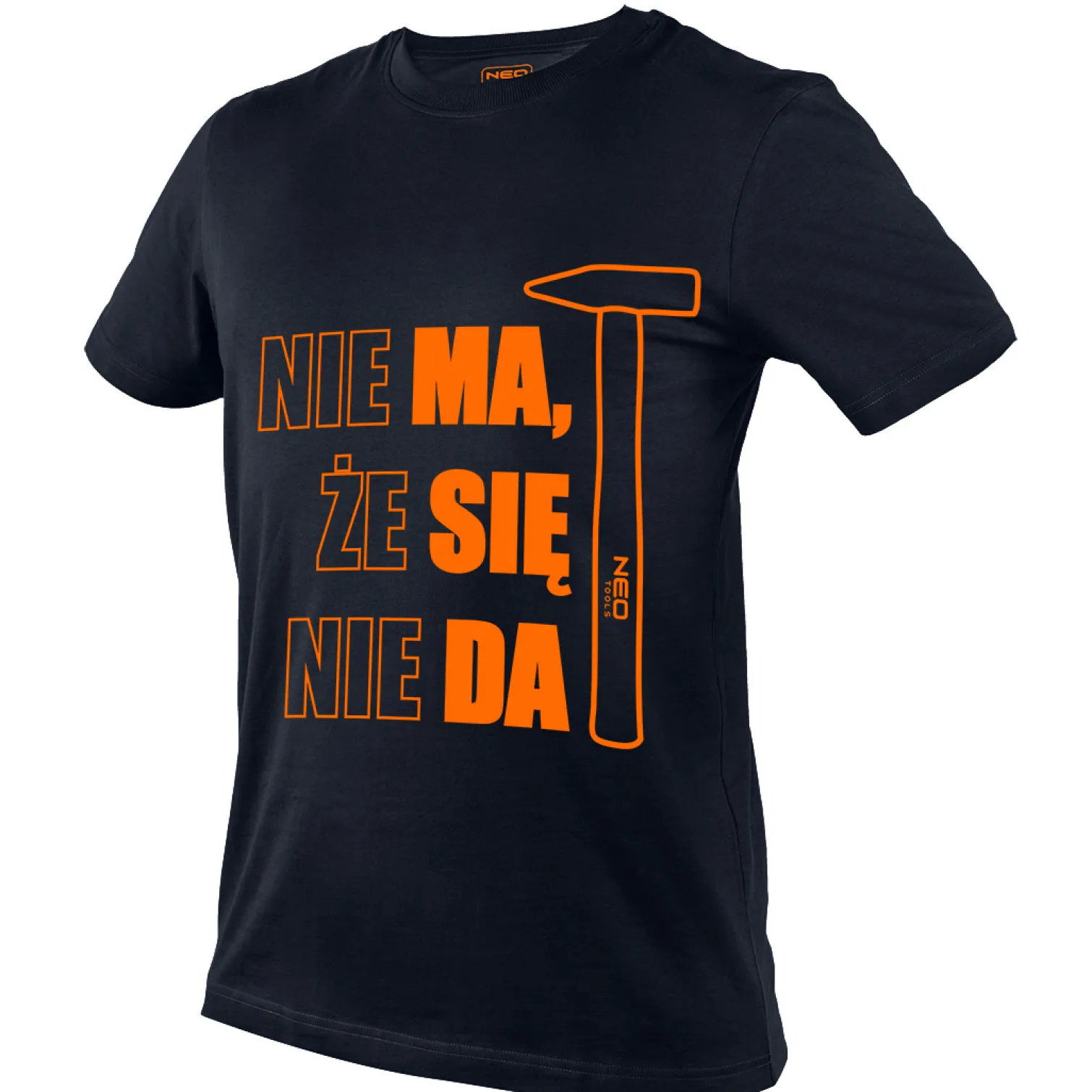 T-shirt z nadrukiem, MA SIĘ DA, rozmiar XL Neo 81-642-XL