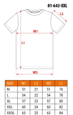 T-shirt z nadrukiem, MOTO Expert, rozmiar XXL Neo 81-643-XXL