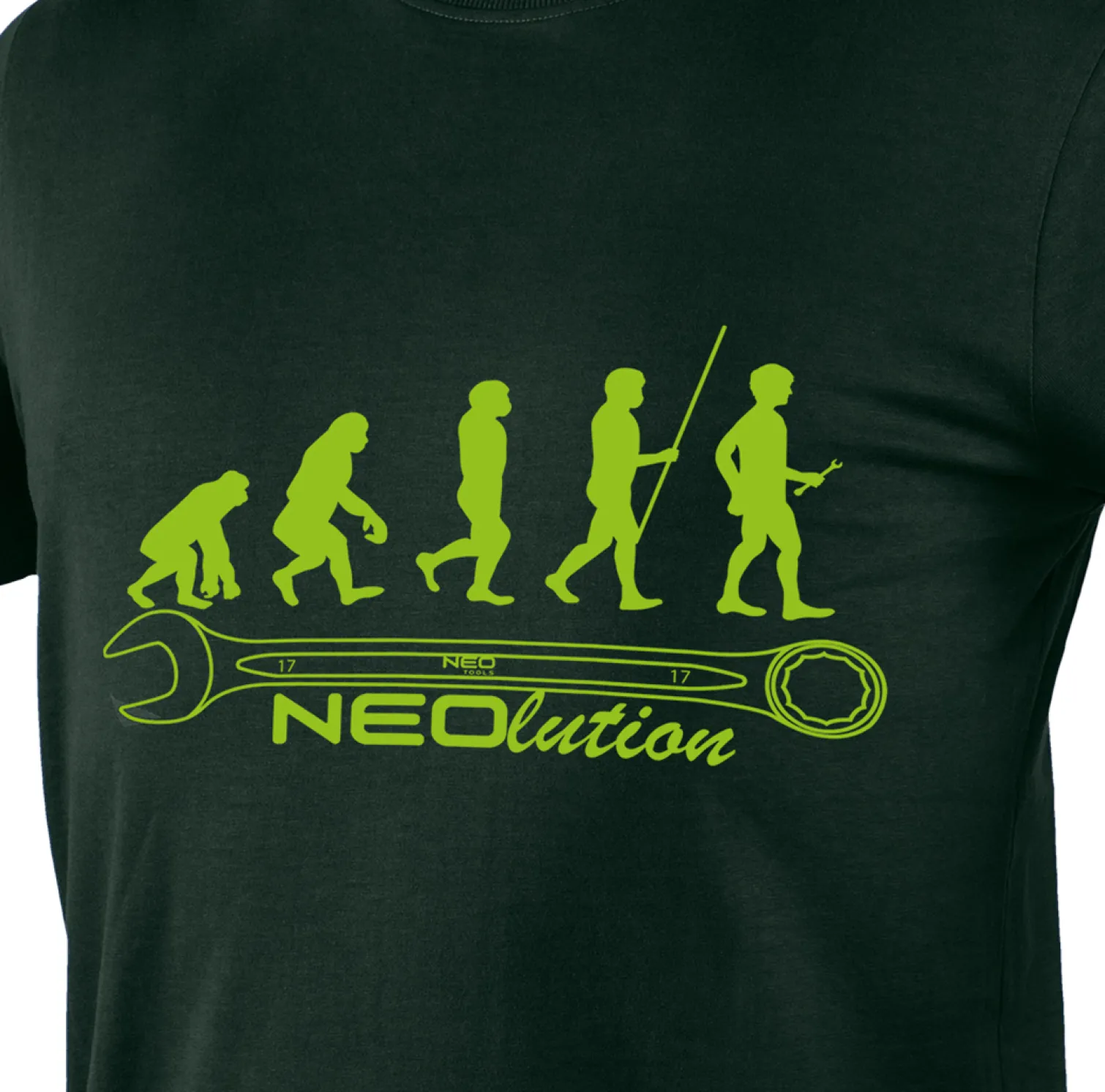 T-shirt z nadrukiem, NEOlution, rozmiar XXL Neo 81-640-XXL