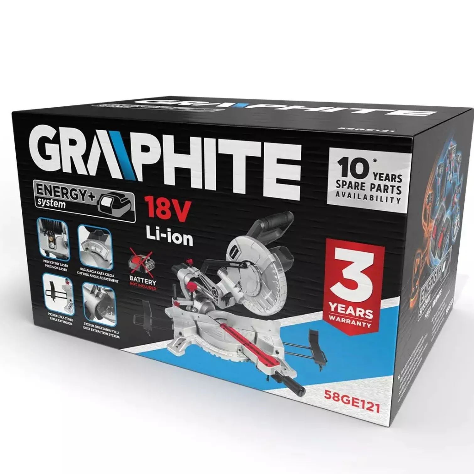 Ukośnica Graphite Energy + 58GE121