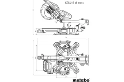 Ukośnica Metabo KGS 216 M