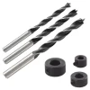 Wiertła do połączeń kołkowych 6, 8, 10 mm z ogranicznikami, 3szt. Wolfcraft WF2730000