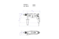 Wiertarka bezudarowa Metabo BE 850-2