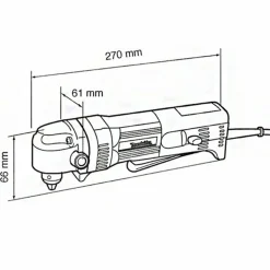 Wiertarka kątowa Makita DA3010F