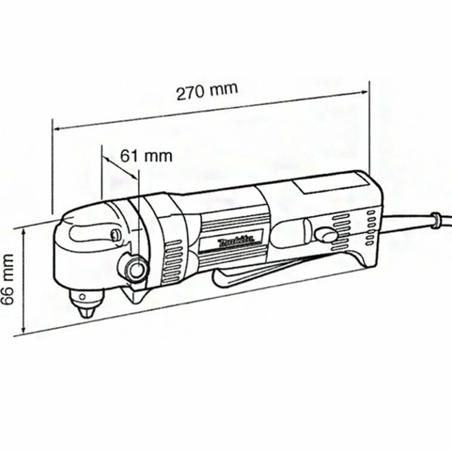 Wiertarka kątowa Makita DA3010F