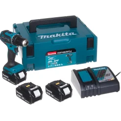 Wiertarko-wkrętarka Makita DDF485RF3J 3x3Ah MAKPAC 2