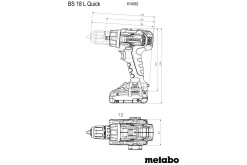 Wiertarko-wkrętarka Metabo BS 18 L Quick 60Nm