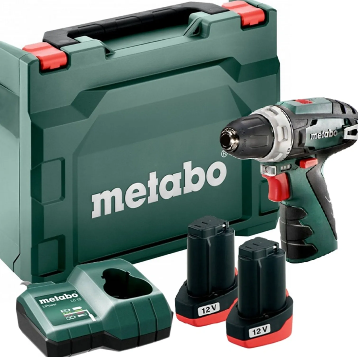 Wiertarko-wkrętarka Metabo PowerMaxx BS 2x2.0Ah