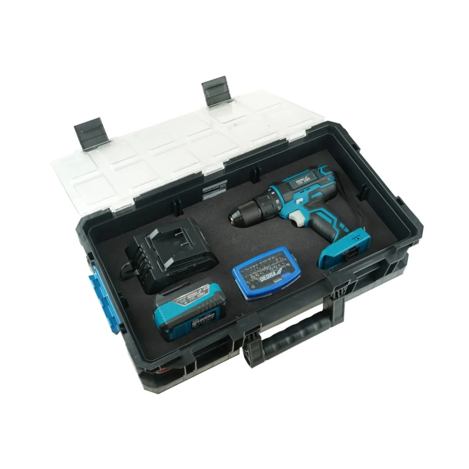 Wiertarko-wkrętarka udarowa Dedra SAS+ ALL 18V N0303G01 1x4,0Ah
