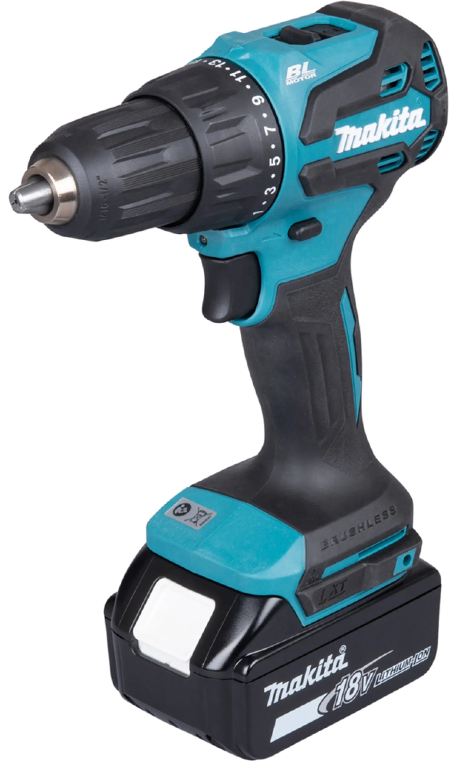 Wiertarko-wkrętarka udarowa Makita LXT DHP490SF1J 1x3.0Ah