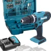 Wiertarko-wkrętarka udarowa Makita HP488D007 2x2.0Ah