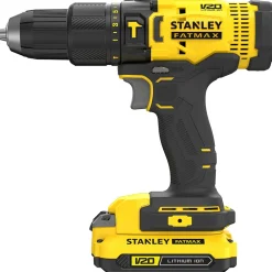 Wiertarko-wkrętarka udarowa Stanley FatMax V20 SFMCD711C2K 2x1,5Ah