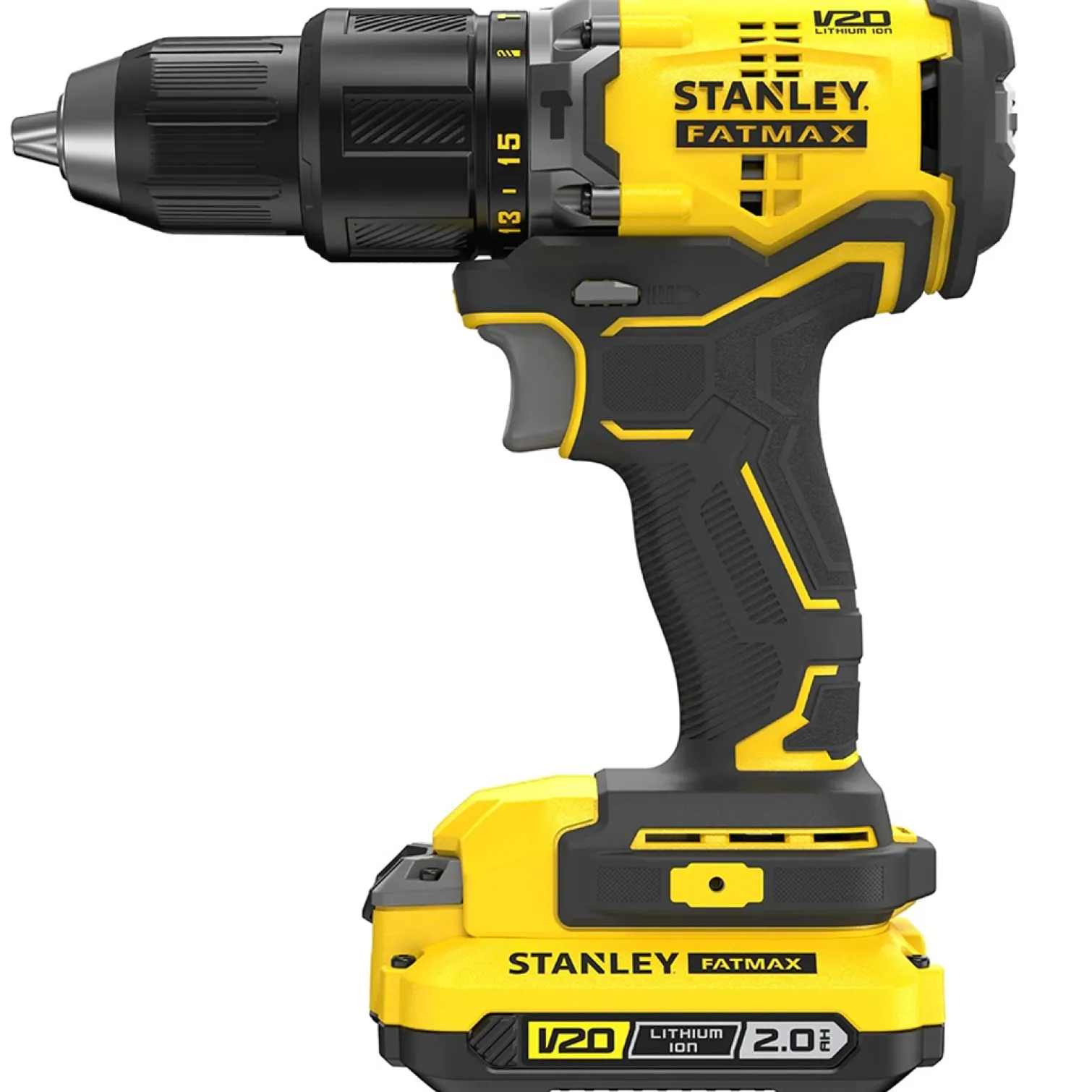 Wiertarko-wkrętarka udarowa Stanley FatMax V20 SFMCD715D2K 2x2,0Ah