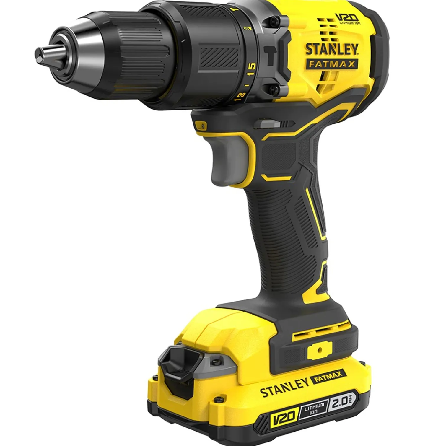 Wiertarko-wkrętarka udarowa Stanley FatMax V20 SFMCD715D2K 2x2,0Ah