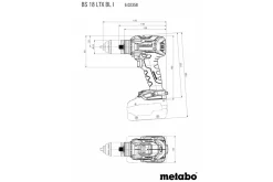Wiertarko-wkrętarka w walizce metaBOX Metabo BS 18 LTX BL I