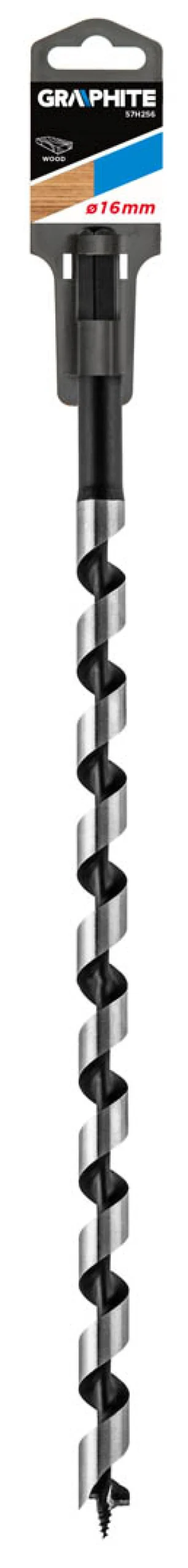 Wiertło do drewna spiralne, 16x400mm Graphite 57H256