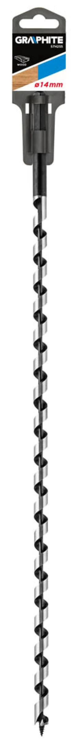 Wiertło do drewna spiralne, 14x400mm Graphite 57H255