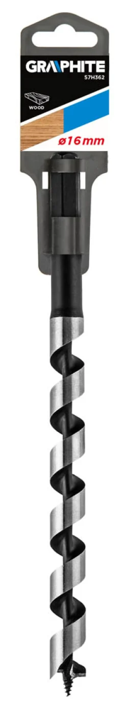 Wiertło do drewna spiralne, 16x250mm Graphite 57H362