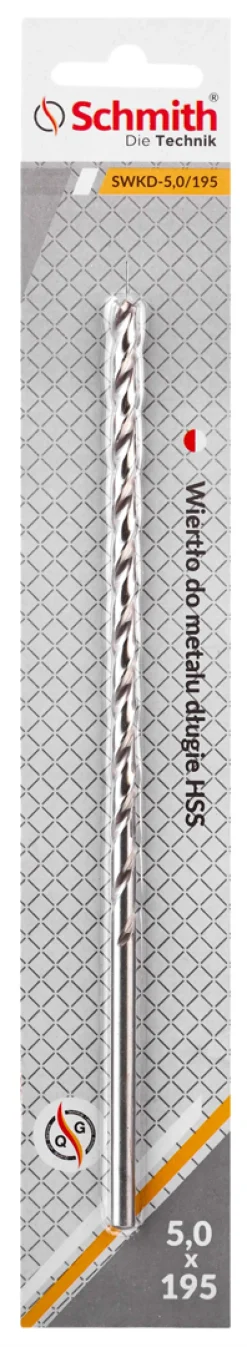 Wiertło do metalu HSS długie Schmith SWKD DIN-1869
