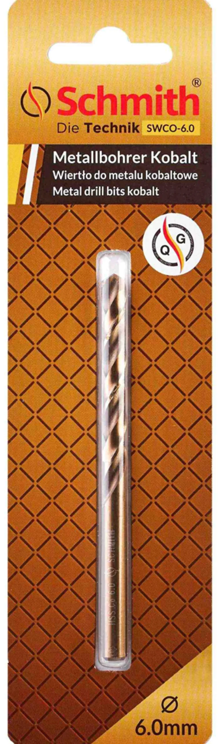 Wiertło do metalu kobaltowe 9,5mm Schmith SWCO-9,5
