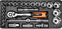 Wkładka do szafki z nasadkami 1/2" Neo 84-238