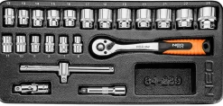 Wkładka do szafki z nasadkami 3/8" Neo 84-239