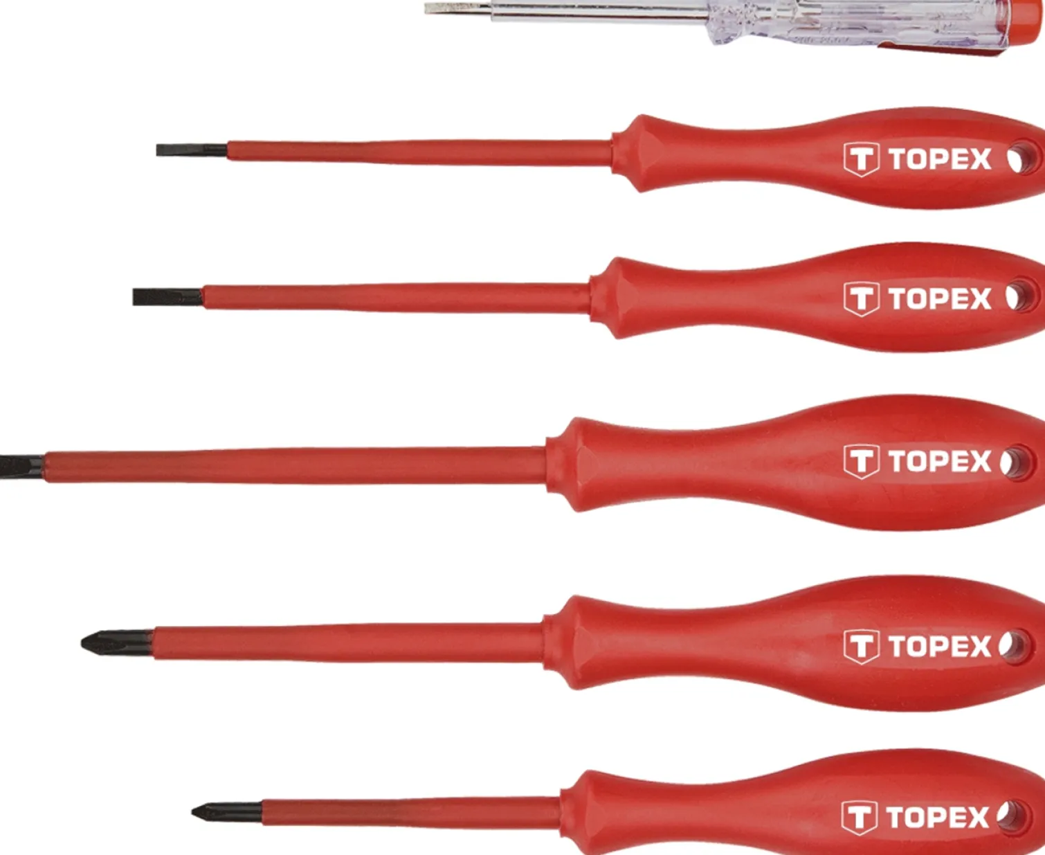 Wkrętaki 1000V 6szt. Topex 39D155