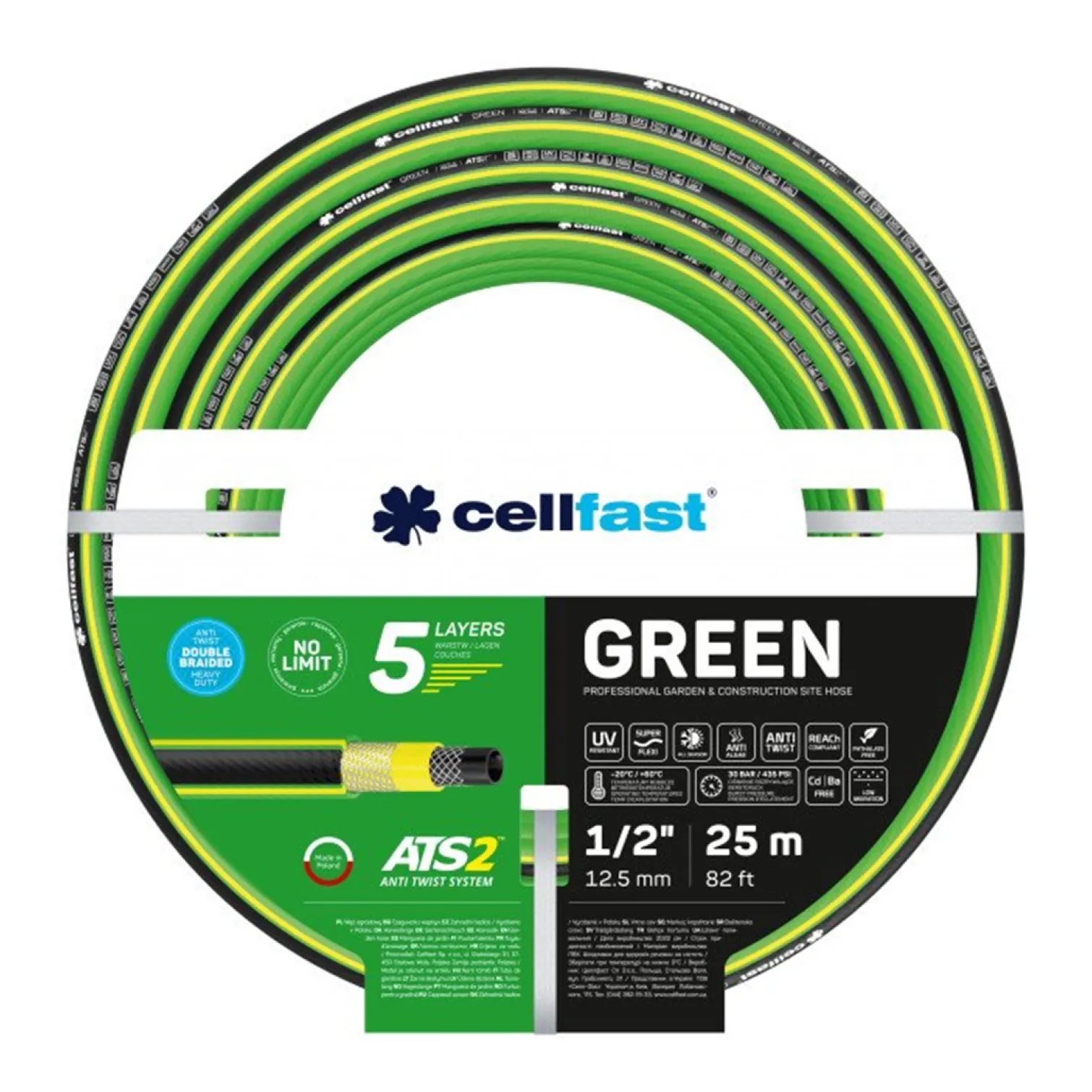 Wąż ogrodowy Cellfast GREEN ATS2