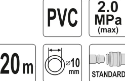 Wąż pneumatyczny Yato YT-24225