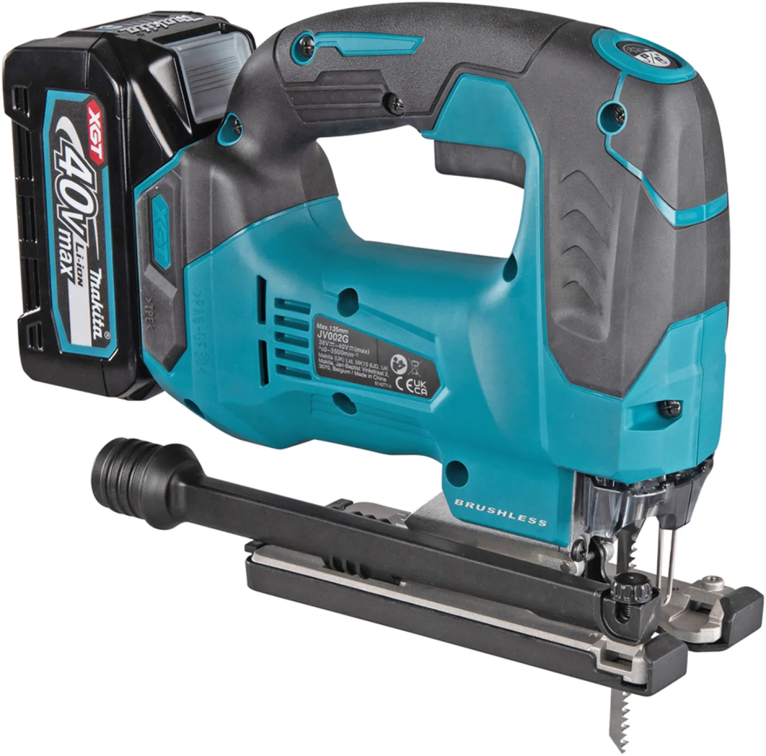 Wyrzynarka Makita XGT JV002GD201 2x2,5Ah MAKPAC 3