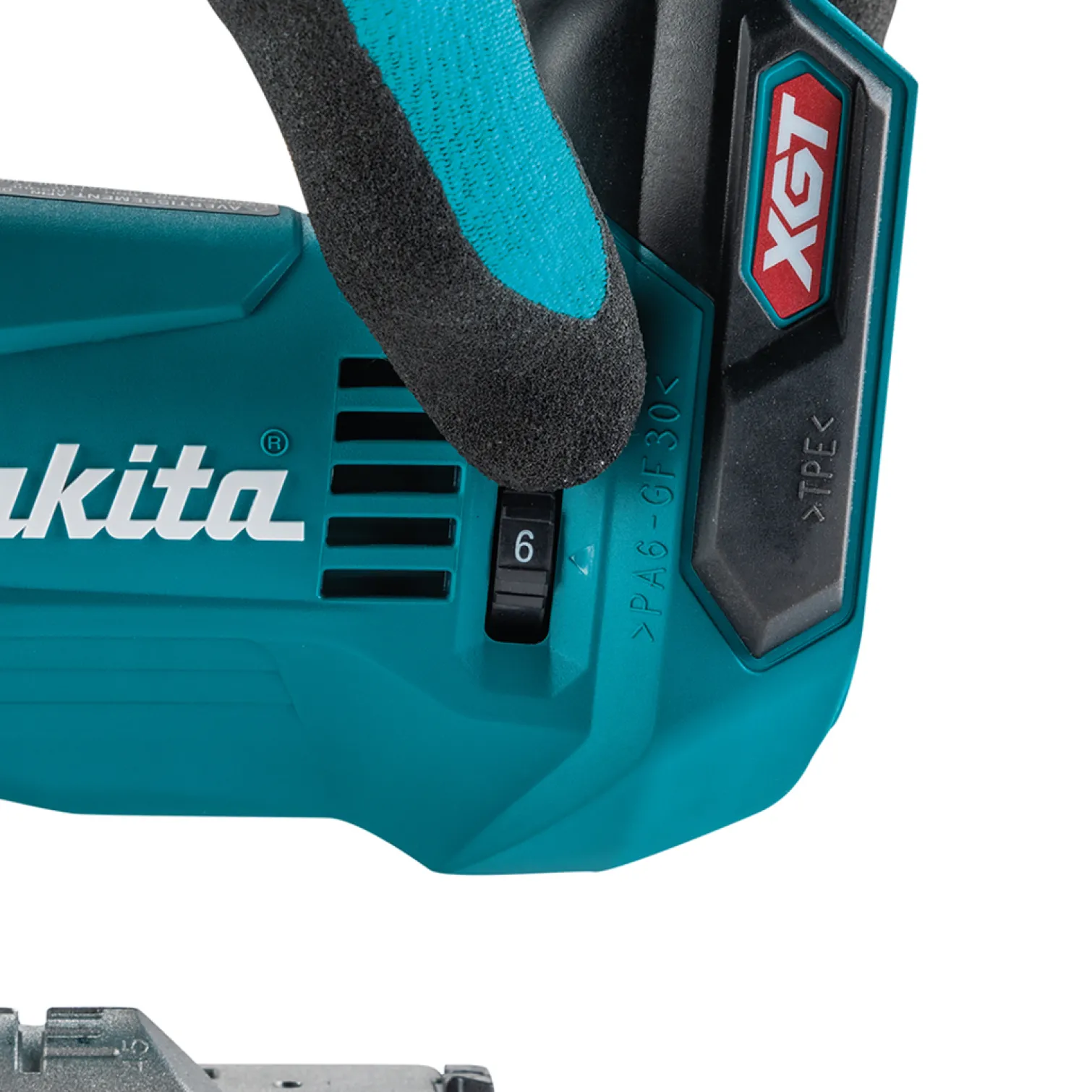 Wyrzynarka Makita XGT JV002GD201 2x2,5Ah MAKPAC 3