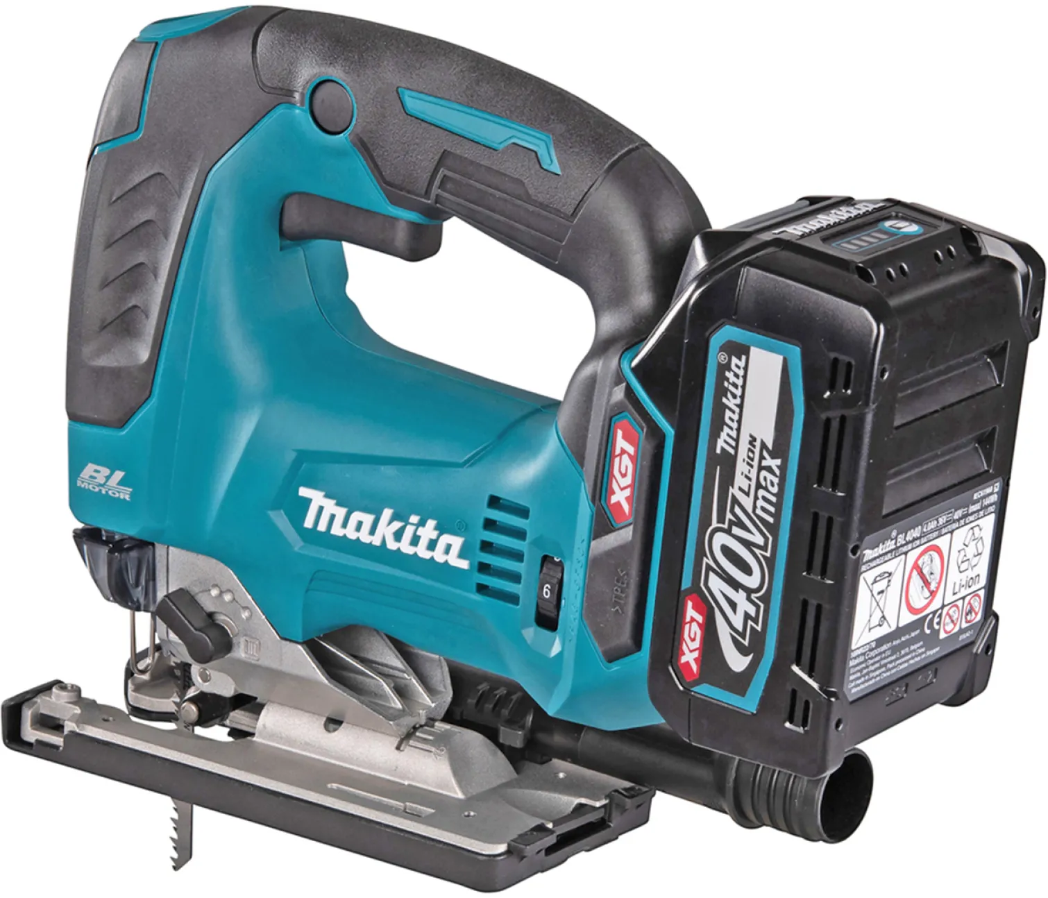 Wyrzynarka Makita XGT JV002GD201 2x2,5Ah MAKPAC 3