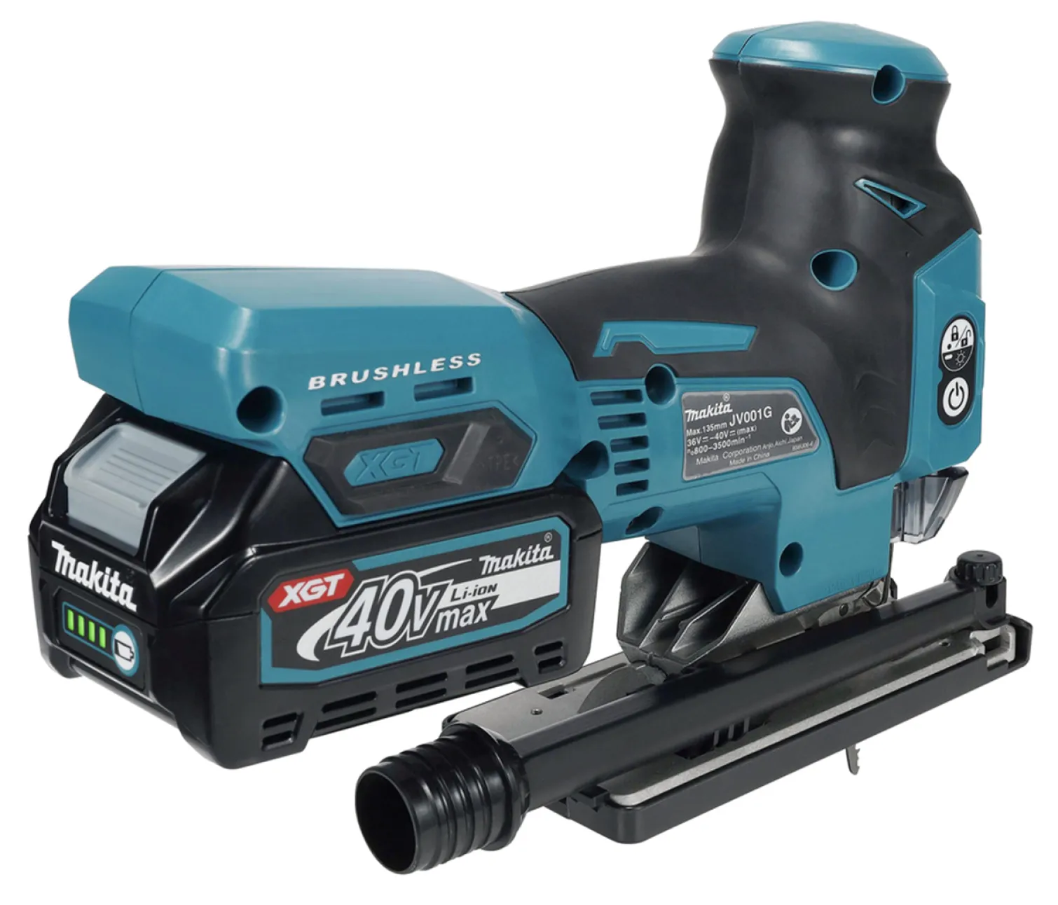 Wyrzynarka Makita XGT JV001GD201 2x2,5Ah MAKPAC 3
