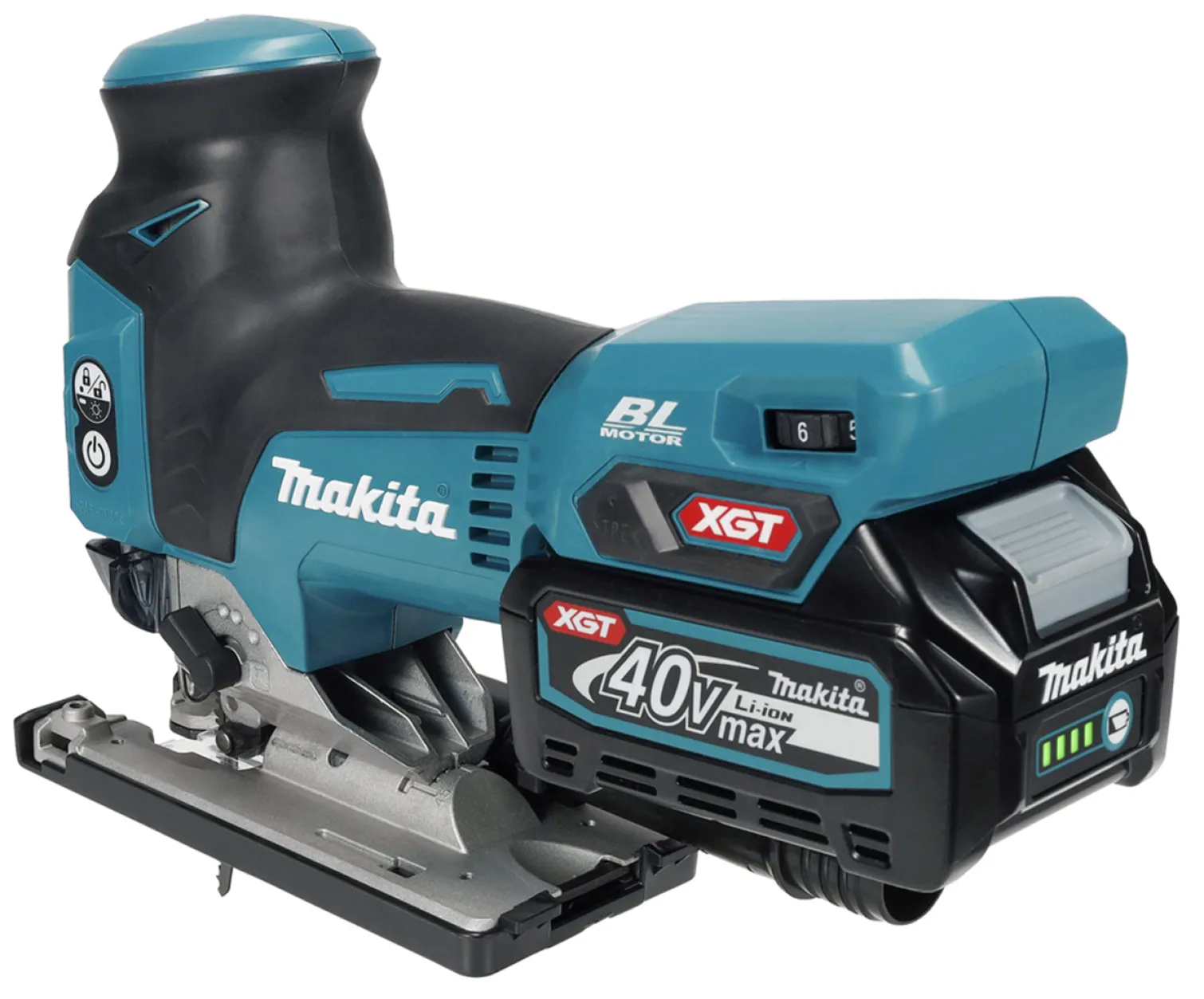 Wyrzynarka Makita XGT JV001GD201 2x2,5Ah MAKPAC 3